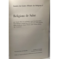 Religions de Salut - annales du Centre d'Etude des Religion 2 ---...