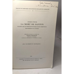 La Mort de Danton de Georges Büchner et ses sources / travaux et...