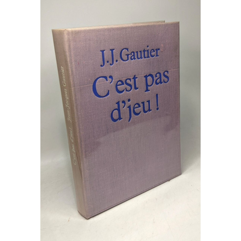 C'est pas d'jeu
