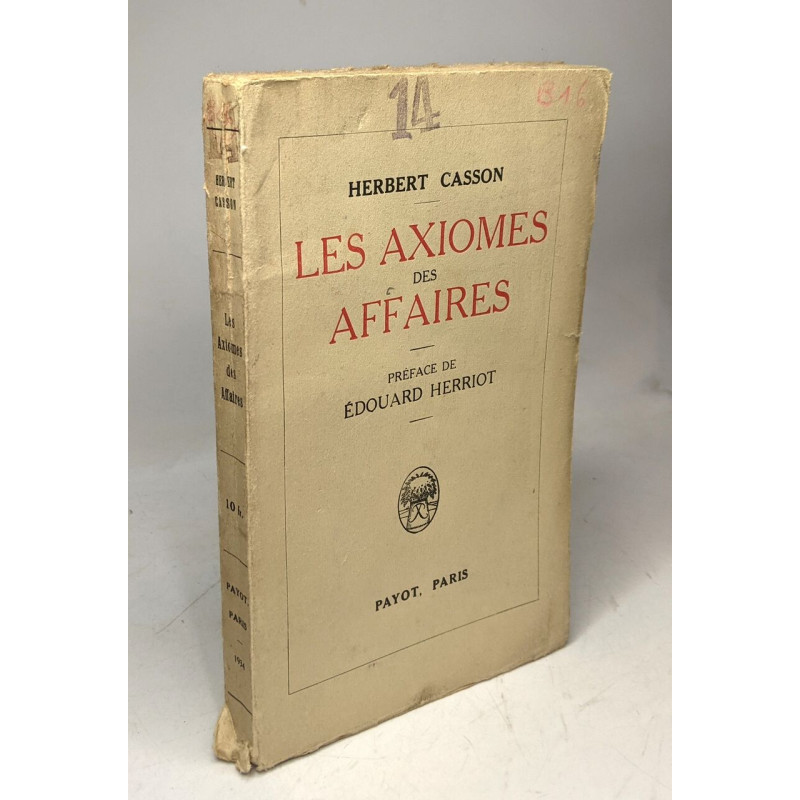 Les axiomes des affaires