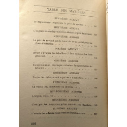 Les axiomes des affaires