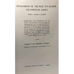 Pindaros se tiende en elfide olympiese odes