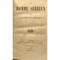 L'écueil + Un homme sérieux --- 2 livres coll. oeuvres complètes...