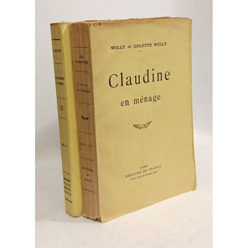 Claudine en ménage (1932) + Claudine à Paris (1951) --- 2 livres