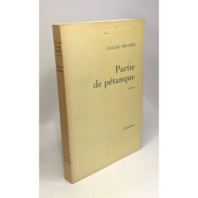 Partie de pétanque