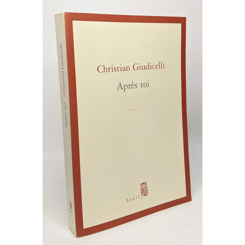 Après toi --- avec hommage de l'auteur