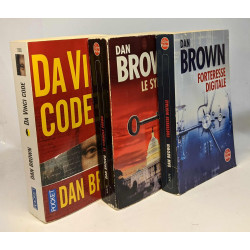 Forteresse digitale + Le symbole perdu + Da Vinci Code --- 3 livres