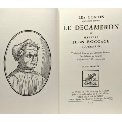 Les contes autreent nommés Le Décaméron de Maistre Jean Boccace...