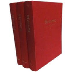 Rousseau - Oeuvres complètes - 3 volumes: 1/ oeuvres...