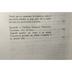 Bandello - nouvelles - traduites de l'italien par Domenica Jaspard