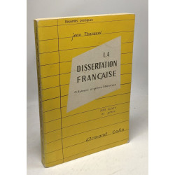 La dissertation française 1- auteurs et genres littéraires