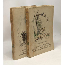 Paul Verlaine Volume 37 - 38 - 39 bibliothèque de Cluny (voir...