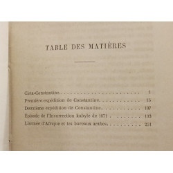 Ernest Watbled. Souvenirs de l'armée d'Afrique Cirta-Constantine...