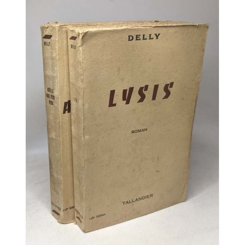 Lysis (1958) + Hoëlle aux yeux pers (1956)--- 2 livres