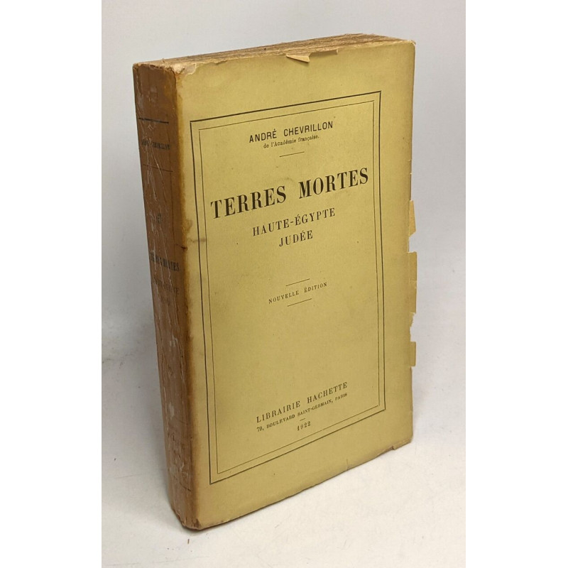 Terres mortes - Haute-Egypte Judée - nouvelle édition