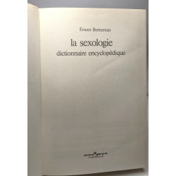 La sexologie dictionnaire encyclopedique