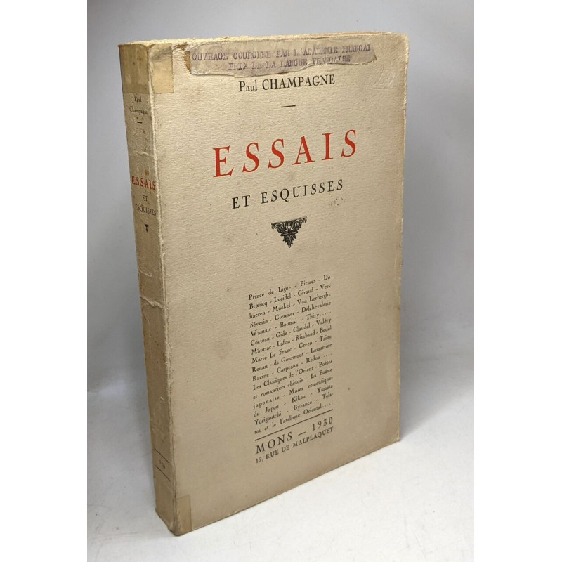 Essais et esquisses