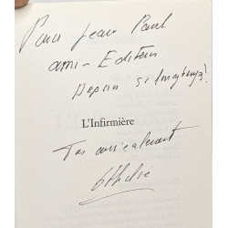 L'infirmière + Au feu des enchères --- 2 livres --- avec hommage...