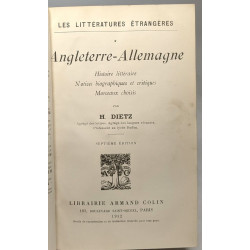 Les littératures étrangères - TOME 1/ Angleterre - Allemagne (7e...