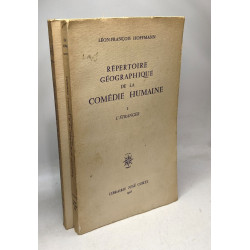 Répertoire géographique de la comédie humaine - TOME I/ L'étranger...
