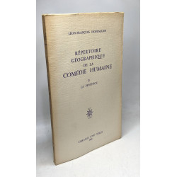 Répertoire géographique de la comédie humaine - TOME I/ L'étranger...