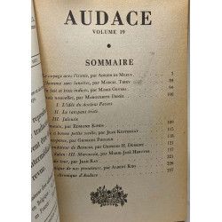 Audace vol.19 recueil littéraire trimestriel / Hervyns Moi salon...