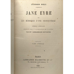 Jane eyre ou les mémoires d'une institutrice TOME PREMIER + SECOND...