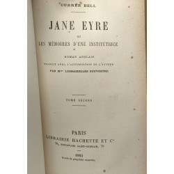 Jane eyre ou les mémoires d'une institutrice TOME PREMIER + SECOND...
