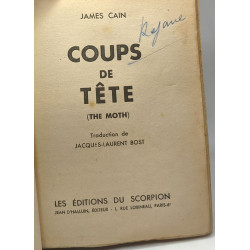 Coups de tête (The moth) - traduction de Jacques-Laurent Bost