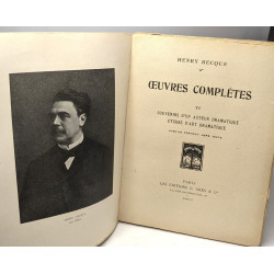 Souvenirs d'un auteur dramatique / études d'art dramatique
