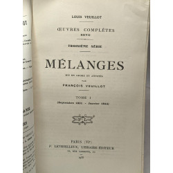 Louis veuillot - Mélanges (1831-1879) --- TOMES 1 à 6 puis 9 à 14...