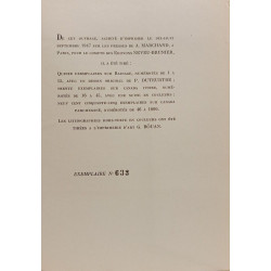 Mon oncle benjamin - 1947 exemplaire numéroté