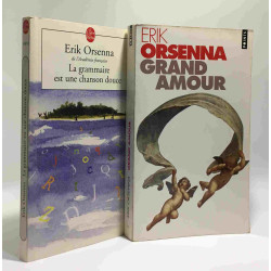 La grammaire est une chanson douce + Grand amour --- 2 livres