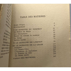 Un peu de sable - Notes sur Montherlant