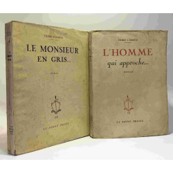 Le monsieur en gris... + L'homme qui approche... --- 2 livres