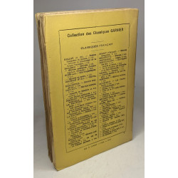 Les satires française du XVIIe siècle TOME PREMIER / classiques...