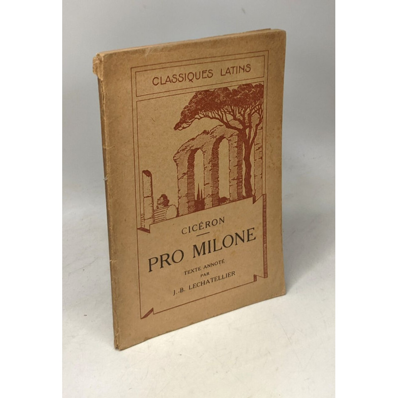 Oratio pro T. annio milone - 14e édition