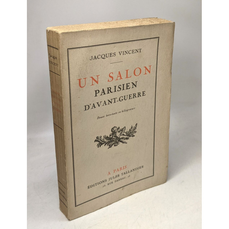 Un salon parisien d'avant-guerre