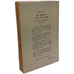 De Malthus à Mao Tse-Toung