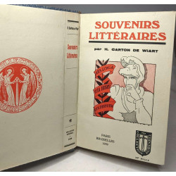 Souvenirs littéraires