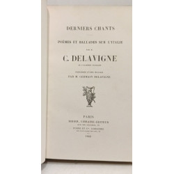 7 volumes des oeuvres de Delavigne: Messéniennes Théâtre tomes:...