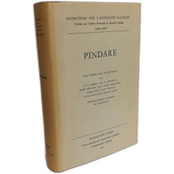 Pindare. Huit exposés suivis de discussions par D. E. Gerber Mary...