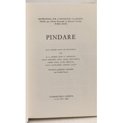 Pindare. Huit exposés suivis de discussions par D. E. Gerber Mary...