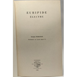 Euripide Electre - Coll. Mnémosyne