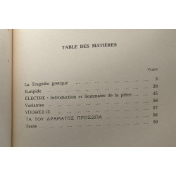 Euripide Electre - Coll. Mnémosyne