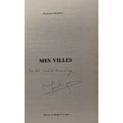 Mes villes - avec hommage de l'auteur