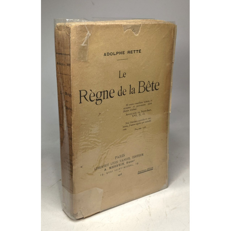 Le règne de la bête