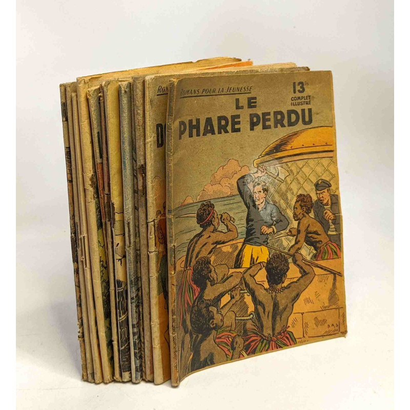 10 livres coll. "Romans pour la jeunesse": Les hommes léopards +...