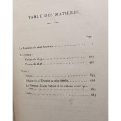 La tentation de Saint Antoine - appendice versions de 1849 et de 1856