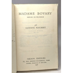 Madame Bovary - moeurs de Province